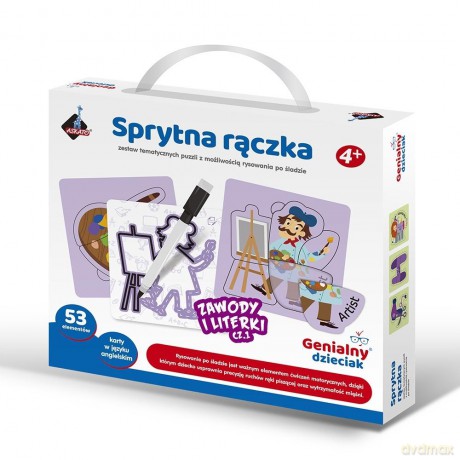 Sprytna rączka - zawody i literki 53el
