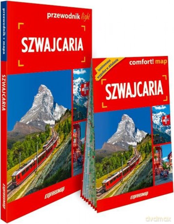 Szwajcaria light: przewodnik + mapa - Magdalena Dziadosz [KSIĄŻKA]