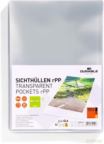 Durable: 1.000 DURABLE Sichthźllen STANDARD DIN A