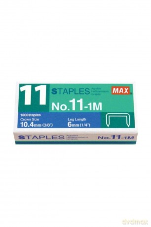 Max: 1.000 MAX Heftklammern No. 11-1M