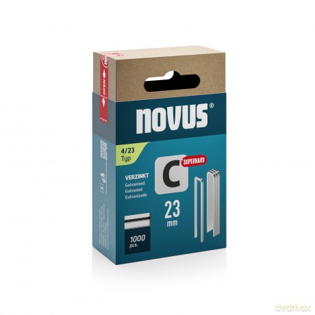 Novus: 1.000 novus Tackerklammern 4/23 Schmalrź