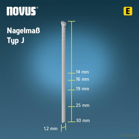 Novus: 1.000 novus Tackerklammern Ngel 19 mm