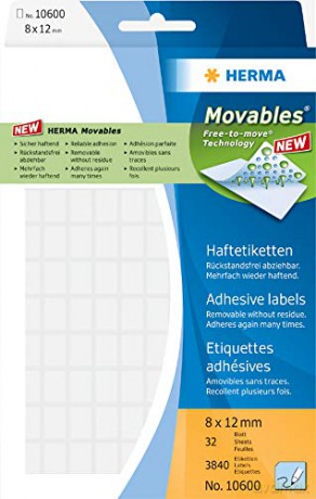 1.792 HERMA Movables Etiketten 10603 wei