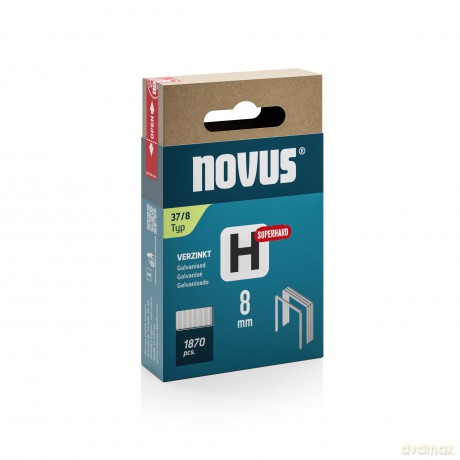 Novus: 1.870 novus Tackerklammern 37/8 Feindrah