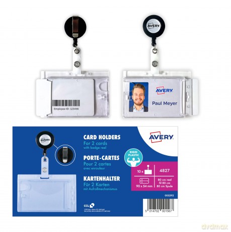 Avery Zweckform: 10 AVERY Zweckform Namensschilder mit Cl
