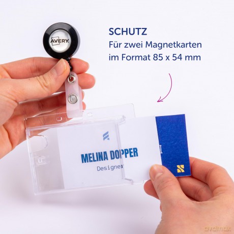 Avery Zweckform: 10 AVERY Zweckform Namensschilder mit Cl