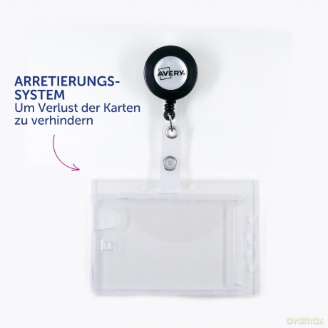 Avery Zweckform: 10 AVERY Zweckform Namensschilder mit Cl