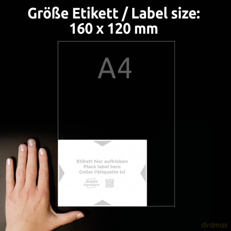 Avery Zweckform: 10 AVERY Zweckform Trger-Etiketten 800