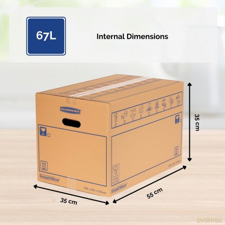 Bankers Box: 10 Bankers Box Umzugskartons SmoothMove