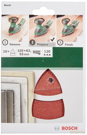 Bosch: 10 BOSCH Schleifbltter 120