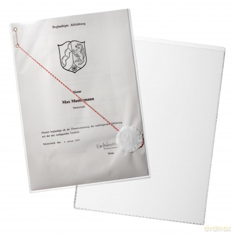 10 DURABLE Dokumentenhźllen transparent