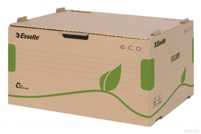Esselte: 10 Esselte Archivcontainer ECO braun 43,