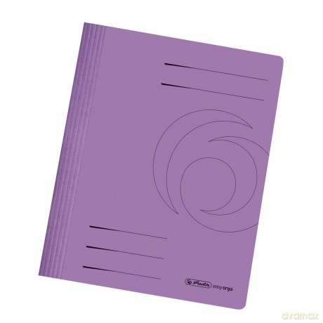 Herlitz: 10 herlitz Schnellhefter Karton violett