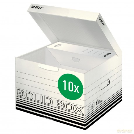 10 LEITZ Archivcontainer Solid