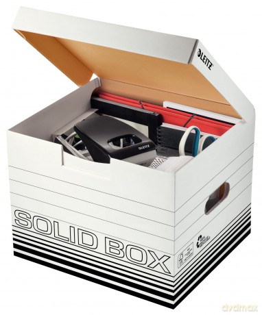 10 LEITZ Archivcontainer Solid
