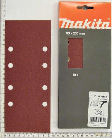 Makita: 10 makita P-31865 Schleifbltter 100