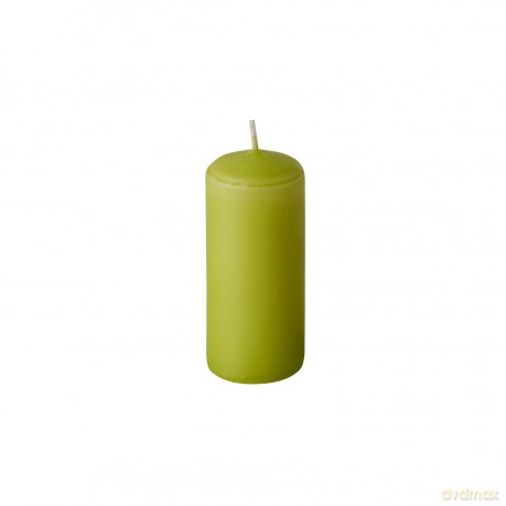 Papstar: 10 PAPSTAR Stumpenkerzen kiwi