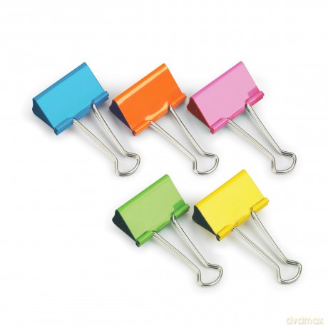 Rapescoâž: 10 RAPESCO Foldbackklammern farbsortier