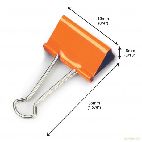 Rapescoâž: 10 RAPESCO Foldbackklammern farbsortier