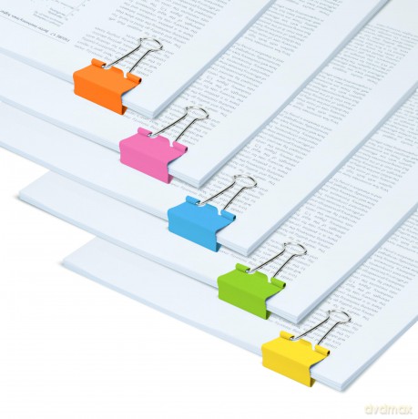 Rapescoâž: 10 RAPESCO Foldbackklammern farbsortier