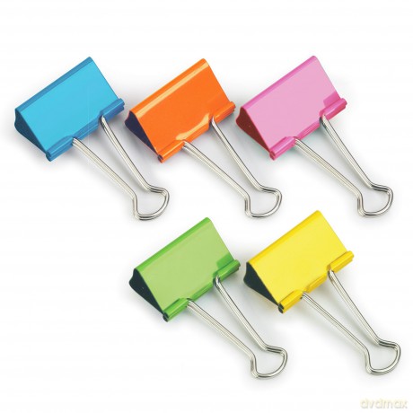 Rapescoâž: 10 RAPESCO Foldbackklammern farbsortier