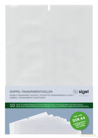 Sigel: 10 SIGEL Sichthźllen DIN A4 transparent