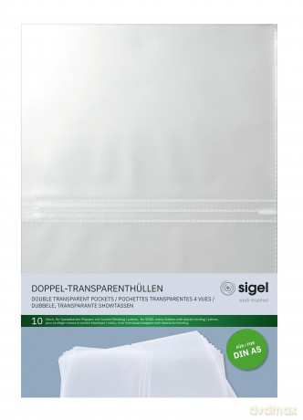 Sigel: 10 SIGEL Sichthźllen DIN A5 transparent
