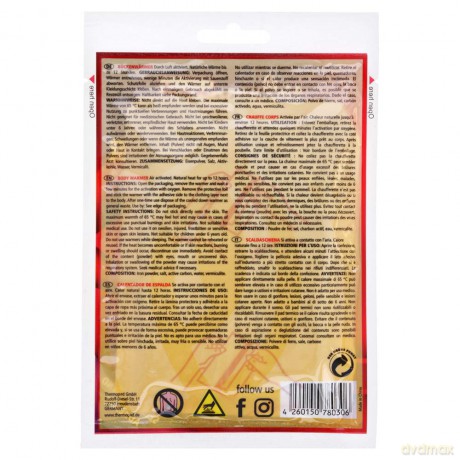 10 thermopad Rźckenwrmer selbstklebend