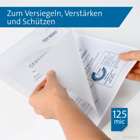 Dahle: 100 DAHLE Laminierfolien glnzend fźr A4