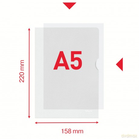 100 Esselte Sichthźllen transparent gena