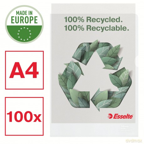 100 Esselte Sichthźllen transparent gena