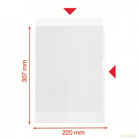 100 Esselte Sichthźllen transparent gena