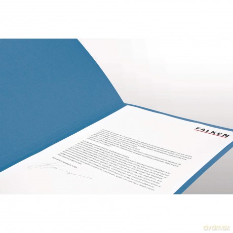 100 FALKEN Aktendeckel DIN A4 blau