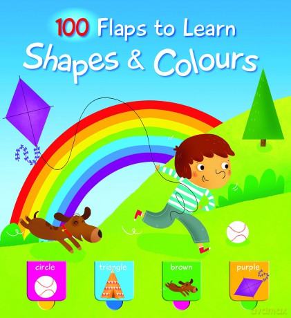 100 Flaps to Learn Colours Shapes [KSIĄŻKA]