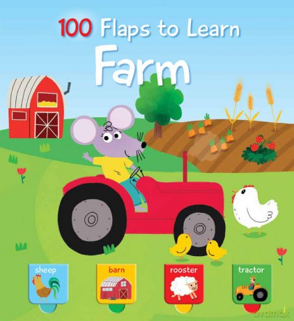 100 Flaps to Learn on the Farm [KSIĄŻKA]