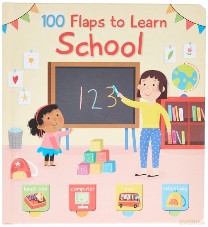 100 Flaps To Learn School [KSIĄŻKA]