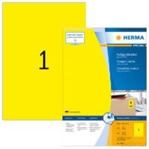 100 HERMA Etiketten 4401 gelb