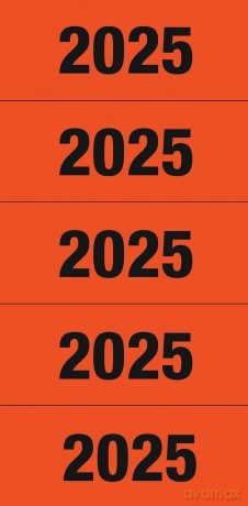Herma: 100 HERMA Inhaltsschilder 2025 rot