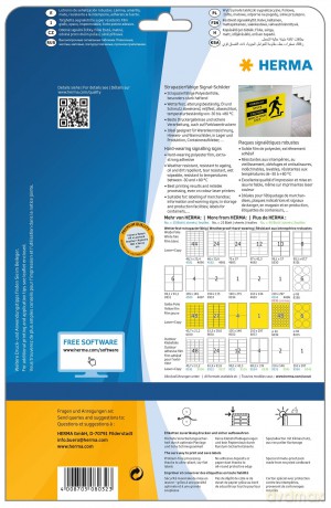 100 HERMA wetterfeste Folienetiketten 80