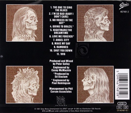 Motorhead: 1916 [CD]