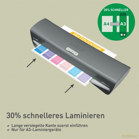 Leitz: 100 LEITZ Laminierfolien glnzend fźr A4
