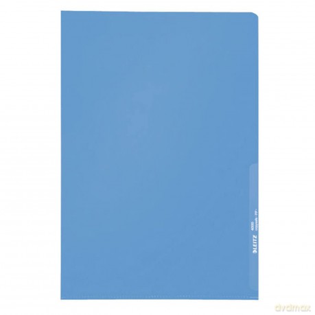 100 LEITZ Sichthźllen blau genarbt