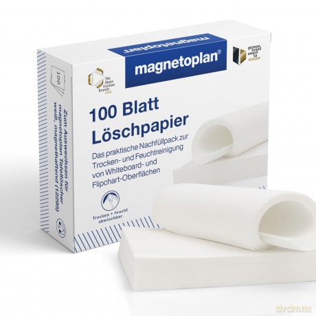Magnetoplan: 100 magnetoplan Lśschpapier fźr Tafellśs