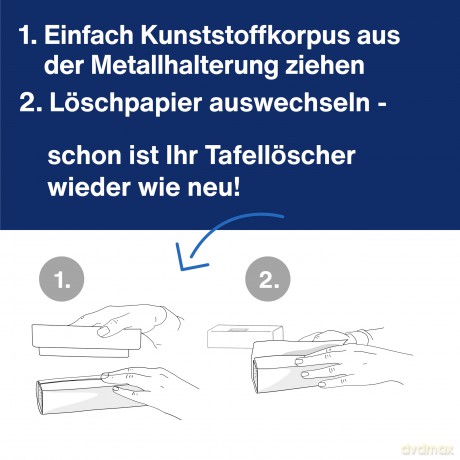 Magnetoplan: 100 magnetoplan Lśschpapier fźr Tafellśs