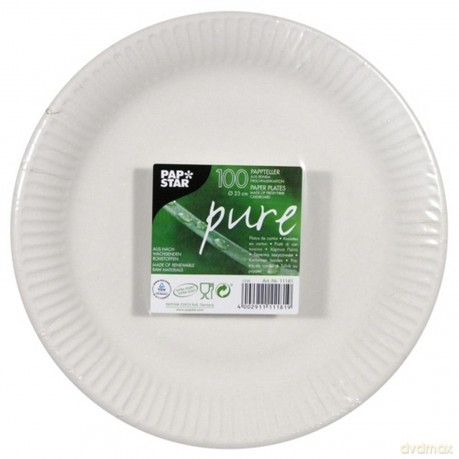 100 PAPSTAR Pappteller pure