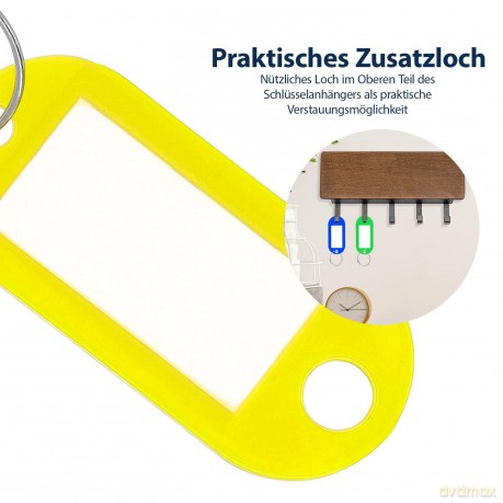 Westcott: 100 WESTCOTT Schlźsselanhnger farbsorti