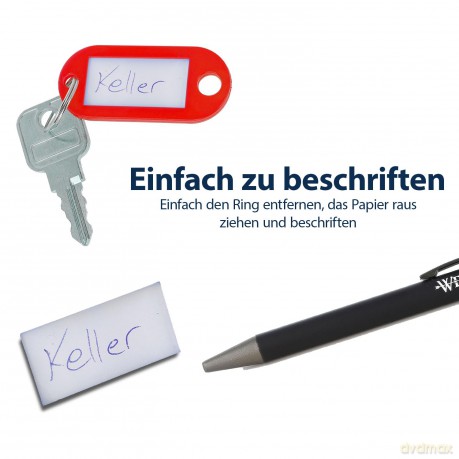 Westcott: 100 WESTCOTT Schlźsselanhnger farbsorti
