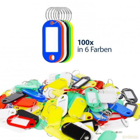 Westcott: 100 WESTCOTT Schlźsselanhnger farbsorti