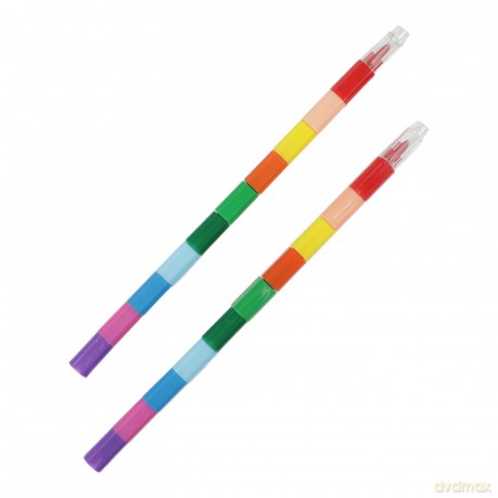 10-in-1 Waskrijt Pen 2st.