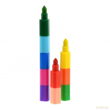 10-in-1 Waskrijt Pen 2st.